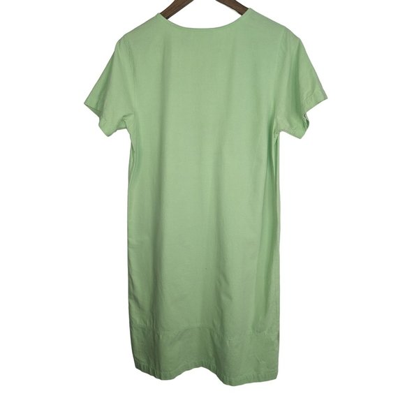 Jane Ashley 90's Y2K 100% Cotton Casual Midi Shift Dress Summer Beachy Wear sz S - Picture 4 of 10